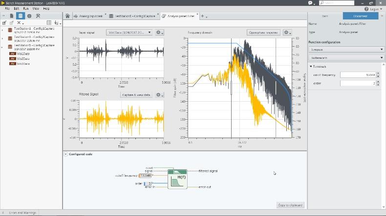 You can reduce time tuning analysis parameters with visual adjustment, drag-and-drop experimental data input, and real-time result visualization