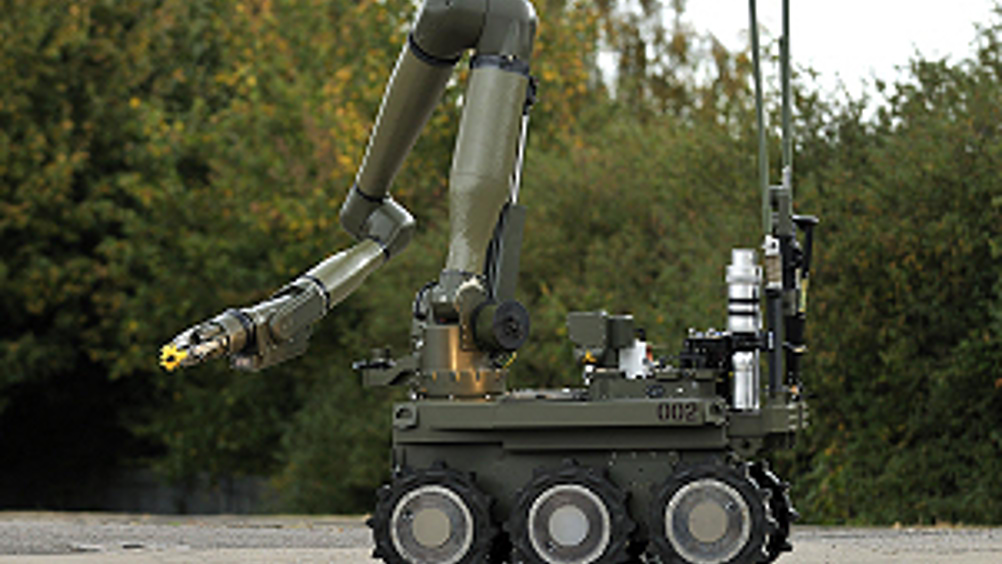 bevæge sig spredning intelligens Bomb disposal robot gets extra lift with linear actuator