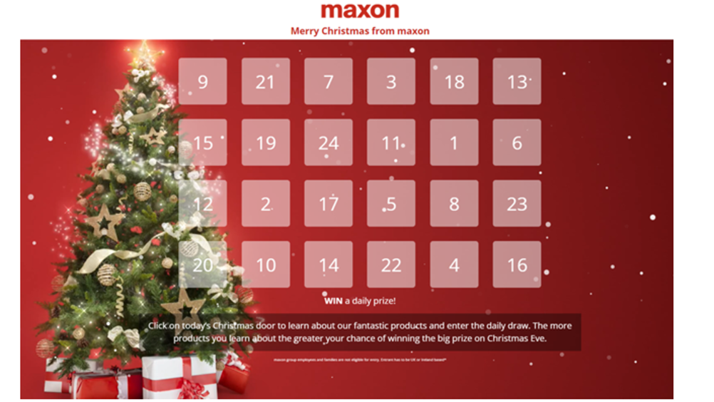 Eureka - maxon is giving away a Swiss Army Knife every day in December